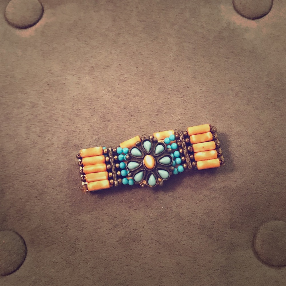 Genuine Turquoise Southwest style bracelet